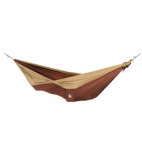 Ticket To The Moon king size túrafüggőágy sötétbarna-aranybarna